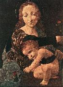 BOLTRAFFIO, Giovanni Antonio Virgin and Child with a Flower Vase (detail) china oil painting reproduction